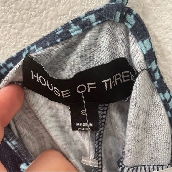 House of three top teal size 8 - Picture 3 of 4